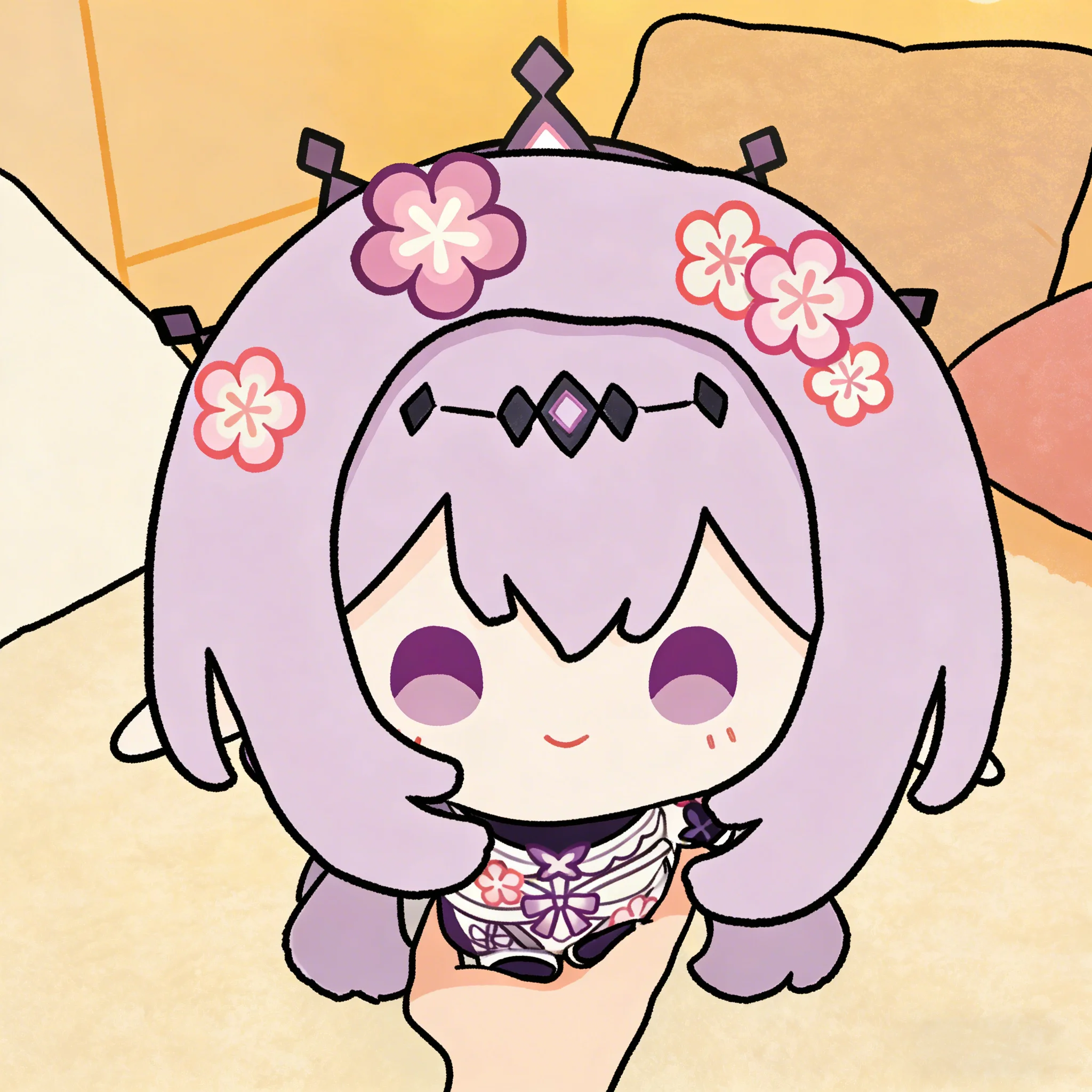 

Castorice Honkai：Star Rail Big Head Figure Maumet Puppet Anime Game Idol Plushies Pillows Pillow Cosplay Halloween Gift 30cm