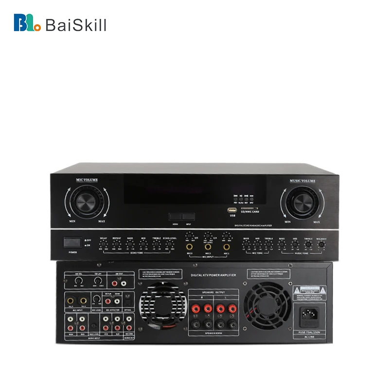 

BaiSkill MA3000 hot sale powerful audio interface input stereo amplifier