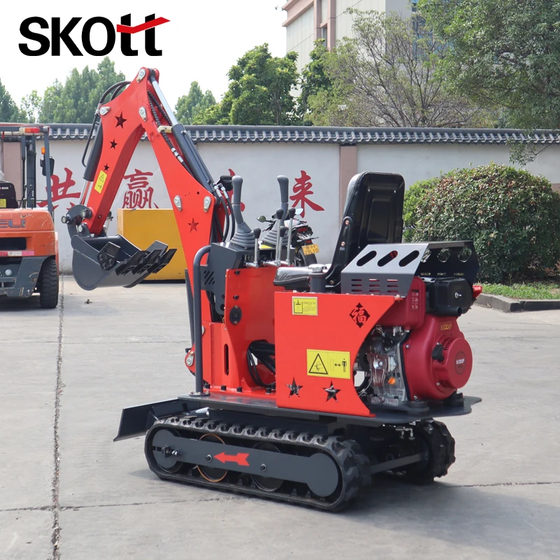 Versatile 0.8T Mini Excavator | Custom Attachments Available | Direct Manufacturer | Fully CE Compliant | Installation Guidance