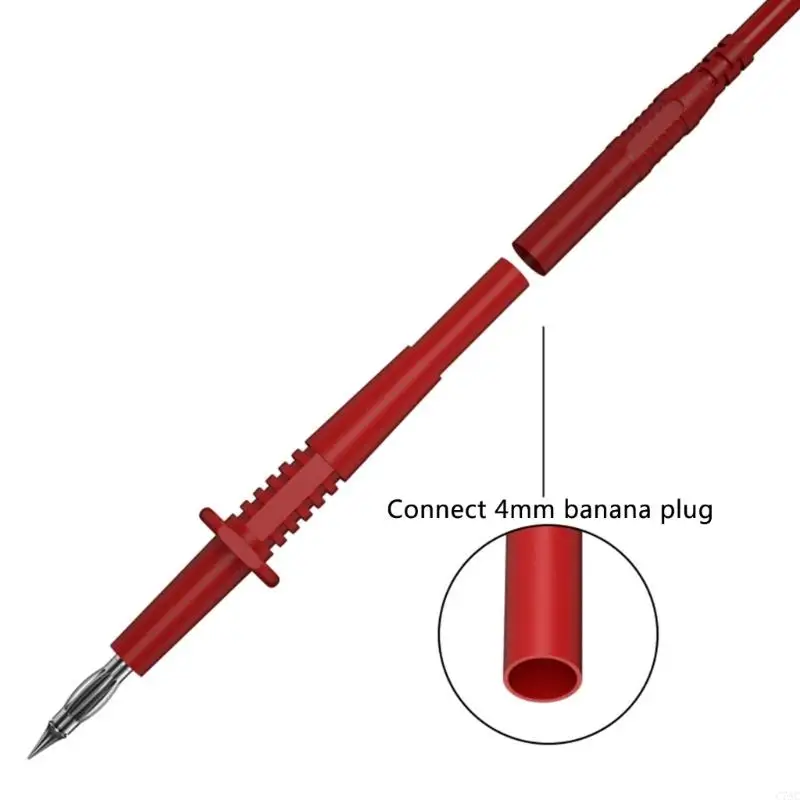 Probe Uji Kepala Lentera 4mm Stabil dengan Probe Multimeter Jarum Layanan Layanan Panjang Diatur untuk berbagai perangkat