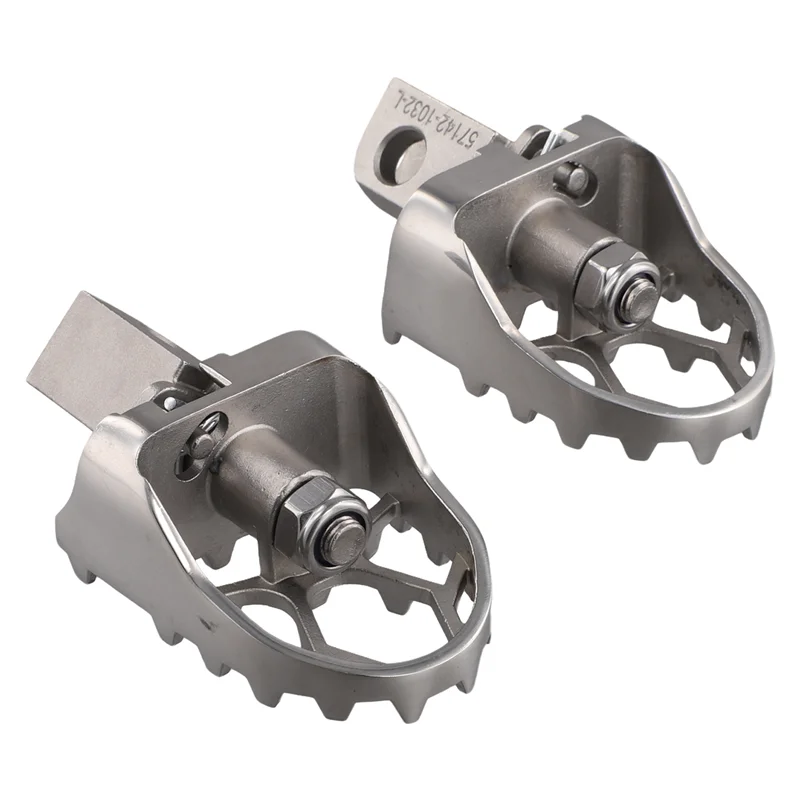 【قطرة السعر! !】 ملحقات الدراجة النارية مسند قدم قابل للدوران أوتاد قدم بدواسات مساند قدم لـ CFMOTO 450MT MT450 MT 450 CF4