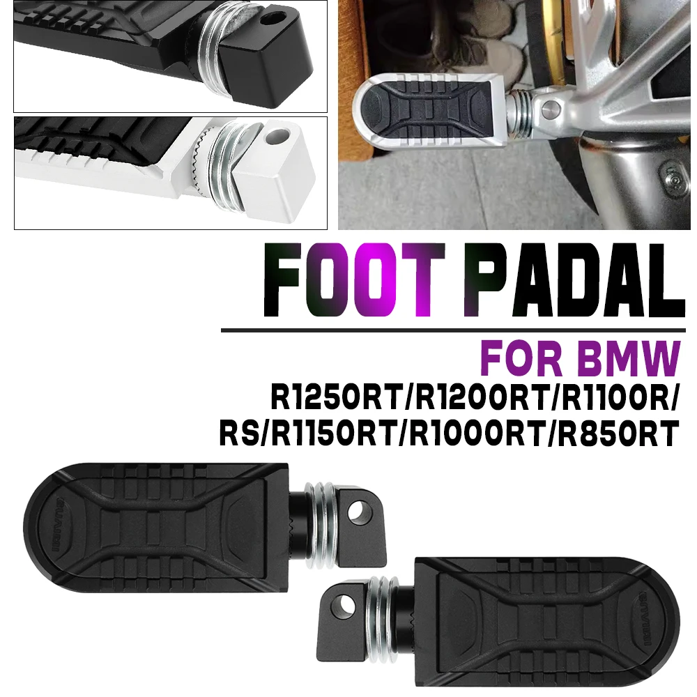 

For Bmw R1250 RT R1200 RT LC R1100R RS R1150RT R850R RT Motorcycle Adjustable Rear Footrest Rotatable Passenger Foot Pegs Rests