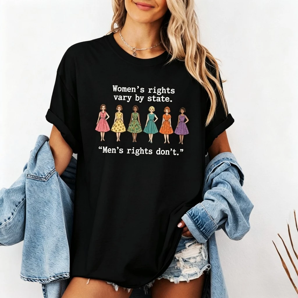 Womens Rights T Shirt Women Feminist Saying Graphic Tee Female Empowerment Casual Tops Streetwear Daily Wear Fashion Stylish Top