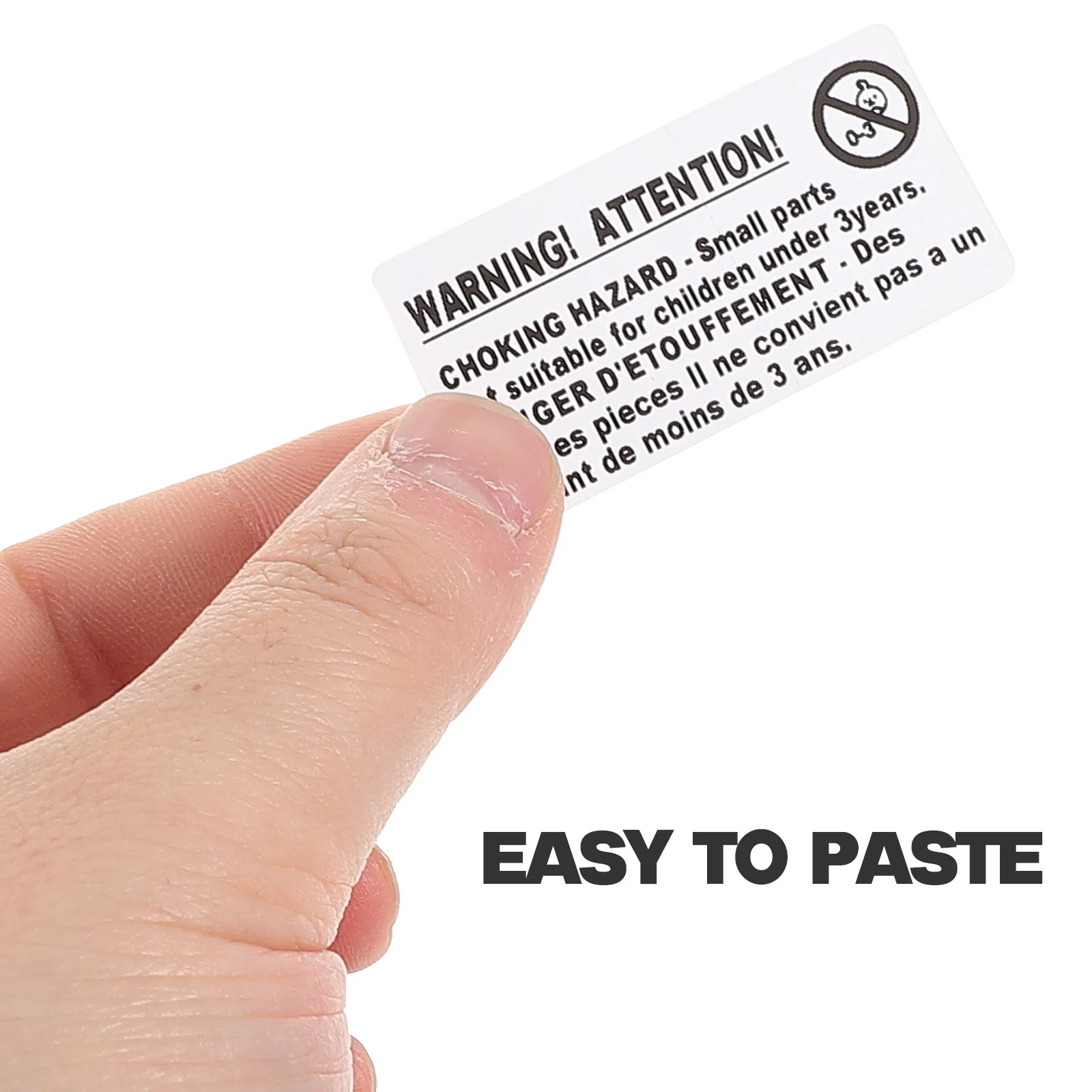 200 adesivi anti-sufocazione, decalcomanie per soffocamento, etichette di avvertimento Easy Peel Stick per la sicurezza dell'imballaggio e della spedizione