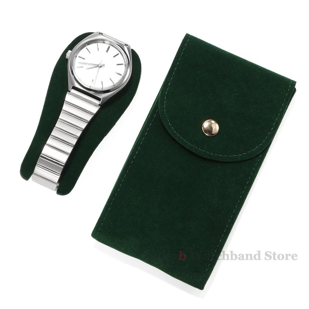 Сумка для часов Зеленый Синий Черный Фланелевая Подарочная Сумка Дорожный Чехол Для Хранения Прочные Портативные Часы Защита от пыли для Мужчин и Женщин