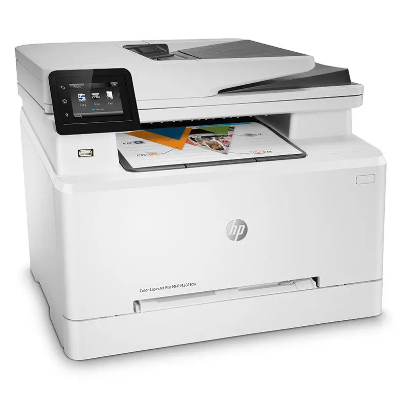 HP M281FDW color laser printer, wireless WiFi printing, copying, scanning, fax all-in-one machine