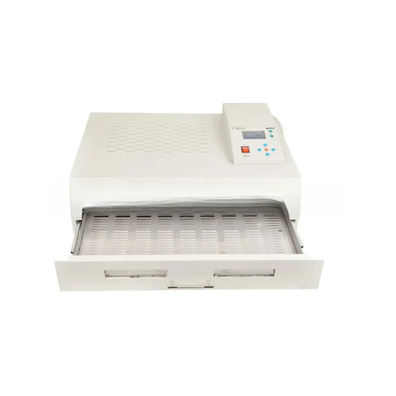 PUHUI T962C BGA Rework T-962C Oven Machine Infrared Heater 2500W Reflow Station White Color