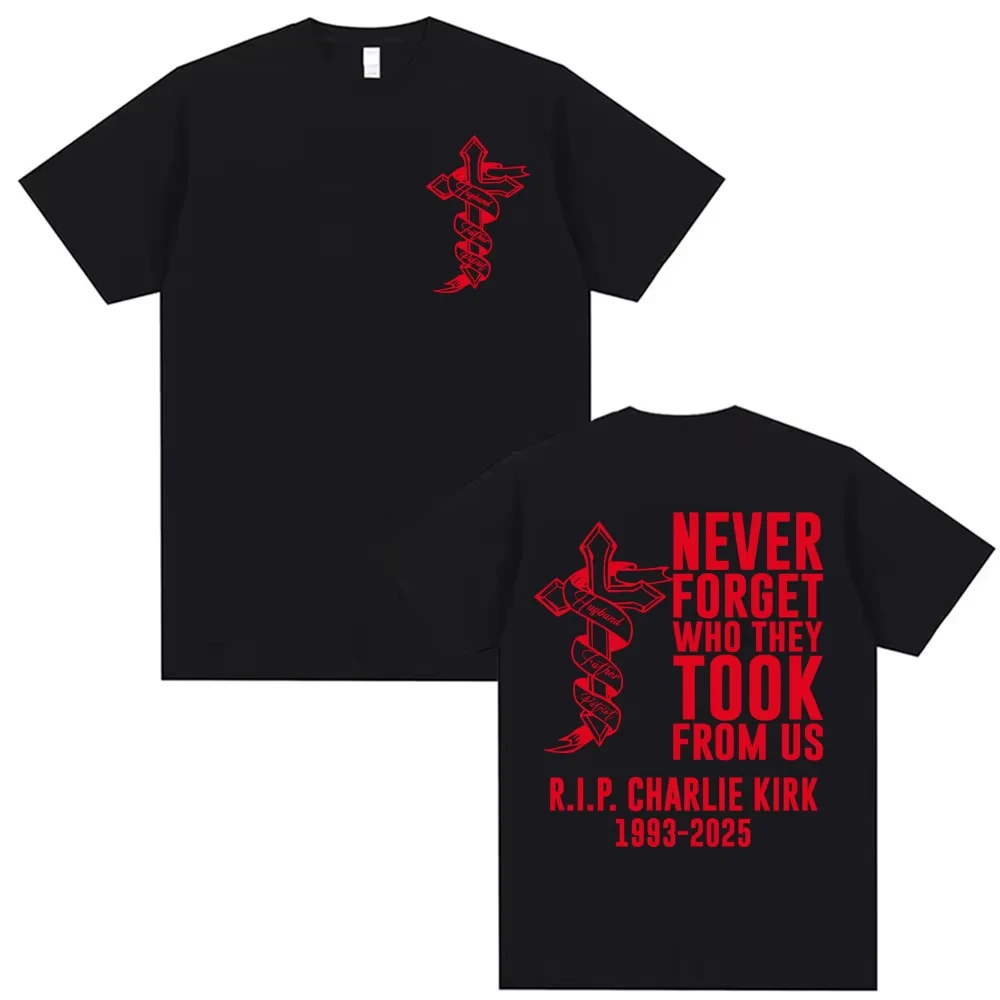 صحيح باتريوت تشارلي كيرك الحرية الحمراء تي شيرت الرجال النساء موضة المتضخم بلايز تي شيرت الصيف عالية الجودة تي شيرت الشارع الشهير #1
