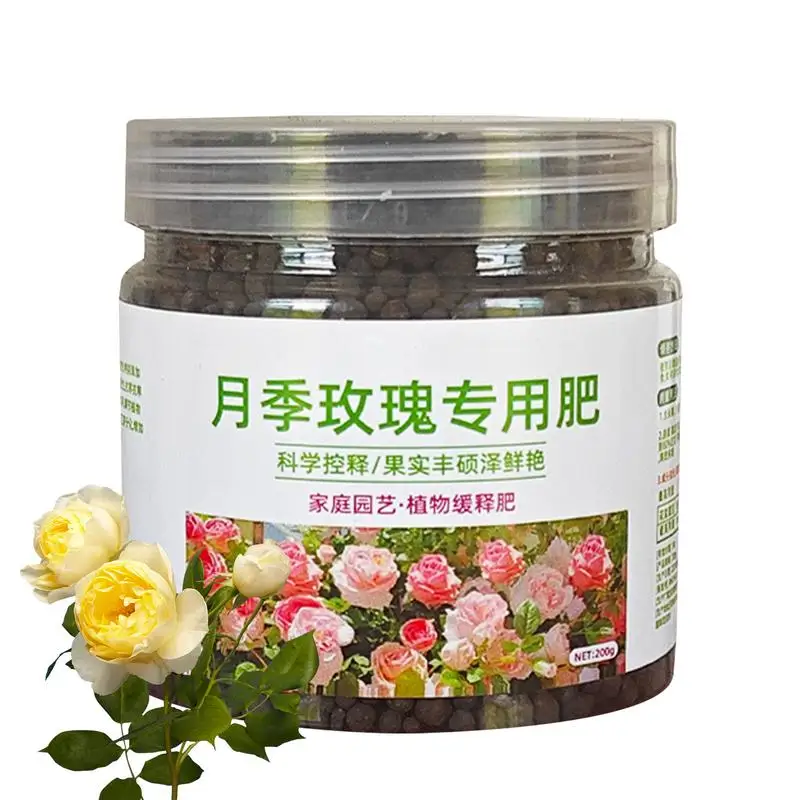 200g Scientifical Formula Balanced Nutritional Rose Fertilizer Multifunctional Gardening Tools Fertilizer Rose Plant Food