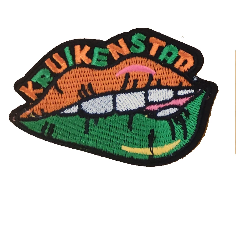 Netherlands Carnival Kruikenstad Emblem Patches for Clothing Iron on Embroidered Sew Applique Patch 11-11 Badge
