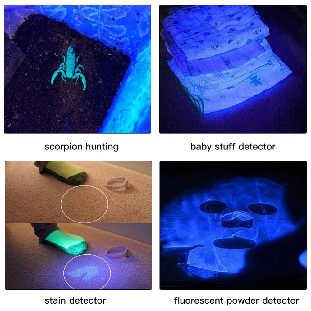 Lampe de poche à 19 têtes LED, lumière verte de haute intensité, lampe de sauna réglable, 4 modes d'éclairage, culture hydroponique, plante horticole, chambre de culture