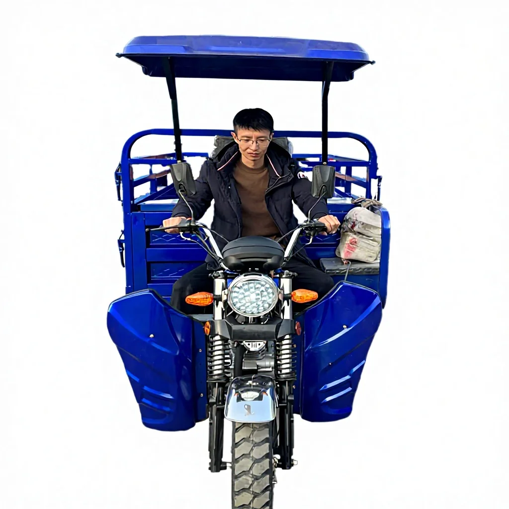 Hot-trending Fuel-powered Cargo Tricycle with Large Capacity for Agricultural & Industrial Use