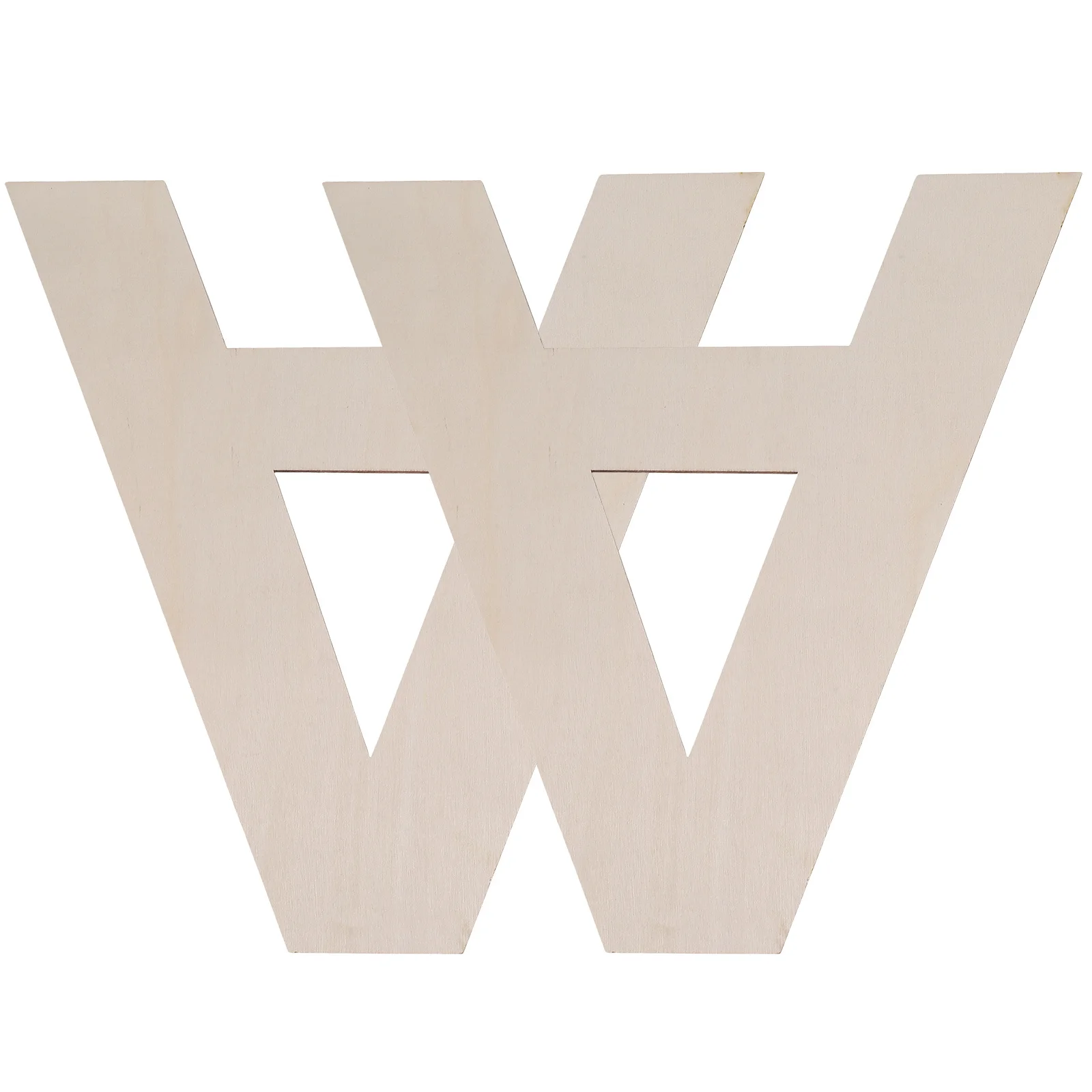 

2Pcs Unfinished Wooden Letter Signs DIY Craft Wooden Letter Cutout Wall Decor for Wedding Shower Birthday Party Decoration