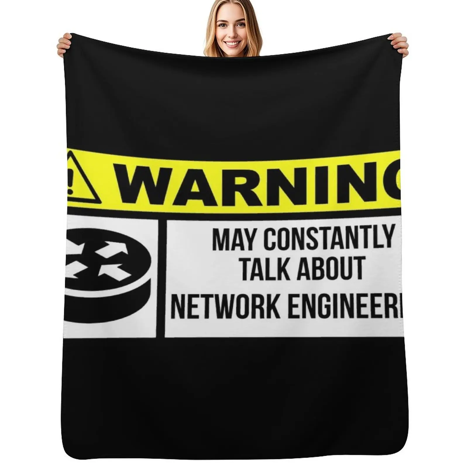 Network engineer Throw Blanket Decorative Throw Extra Large Throw Fashion Sofas Loose Cute Plaid bed plaid Blankets