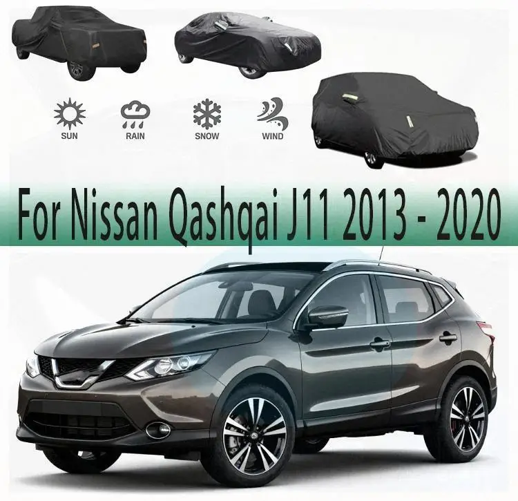 

For Outdoor Waterproof Dustproof Car Cover for Nissan Qashqai J11 2013-2020 Car Covers