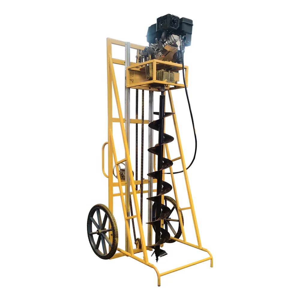 Professional Heavy Duty Digging Machine 72cc 196cc 420cc Gas Powered Earth Auger Post Hole Digger Wholesale Price