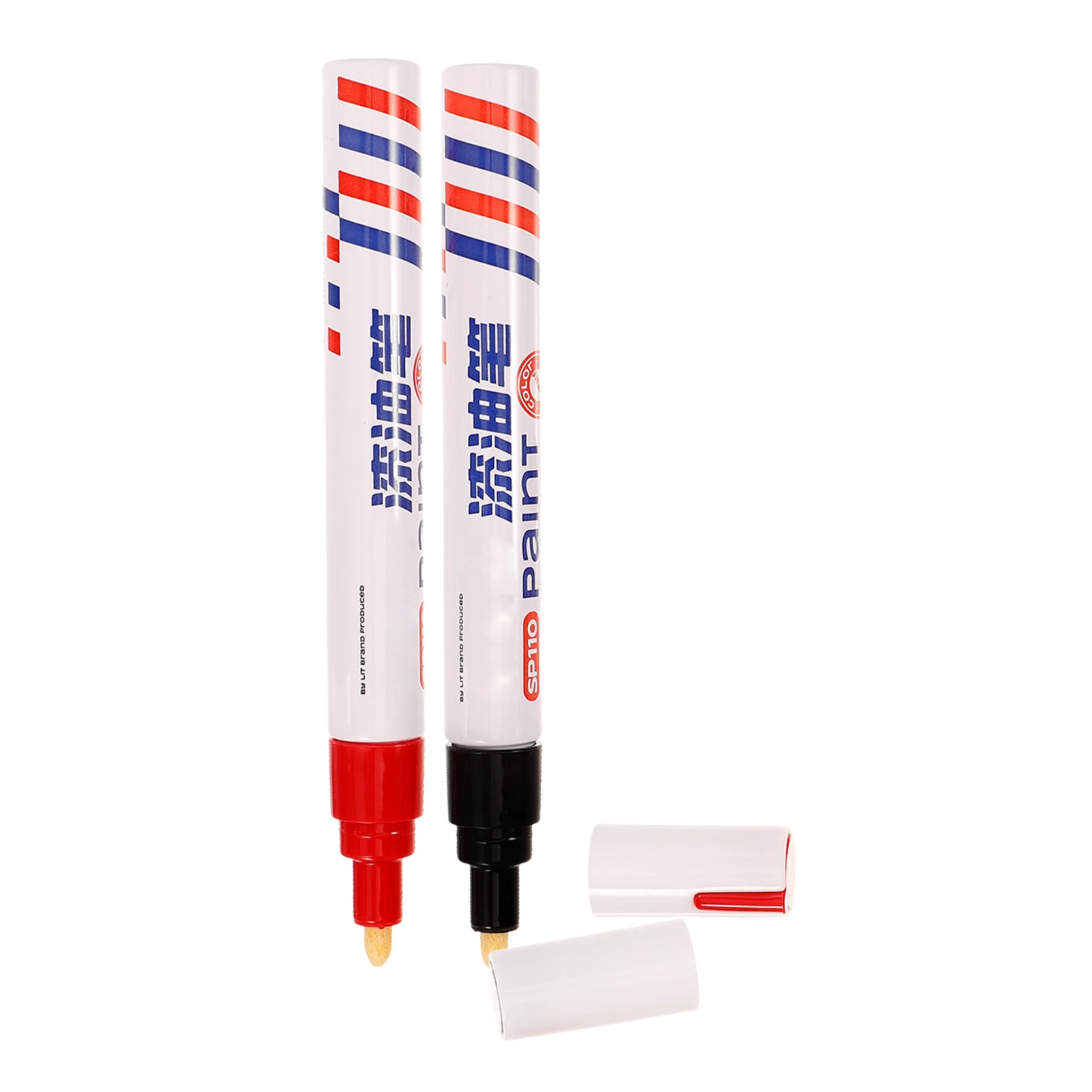 

2 Pcs Tomb Stone Paint Tombstone Stroke Pen Marker Pens for Monument Writing Dedicated Black