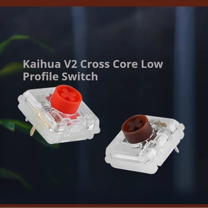 

Kailh Low Axis 1353 Round Head Series Rgb Red Axis Tea Axis Personalized Game Independent Axis Switch Accessories Shaft Body