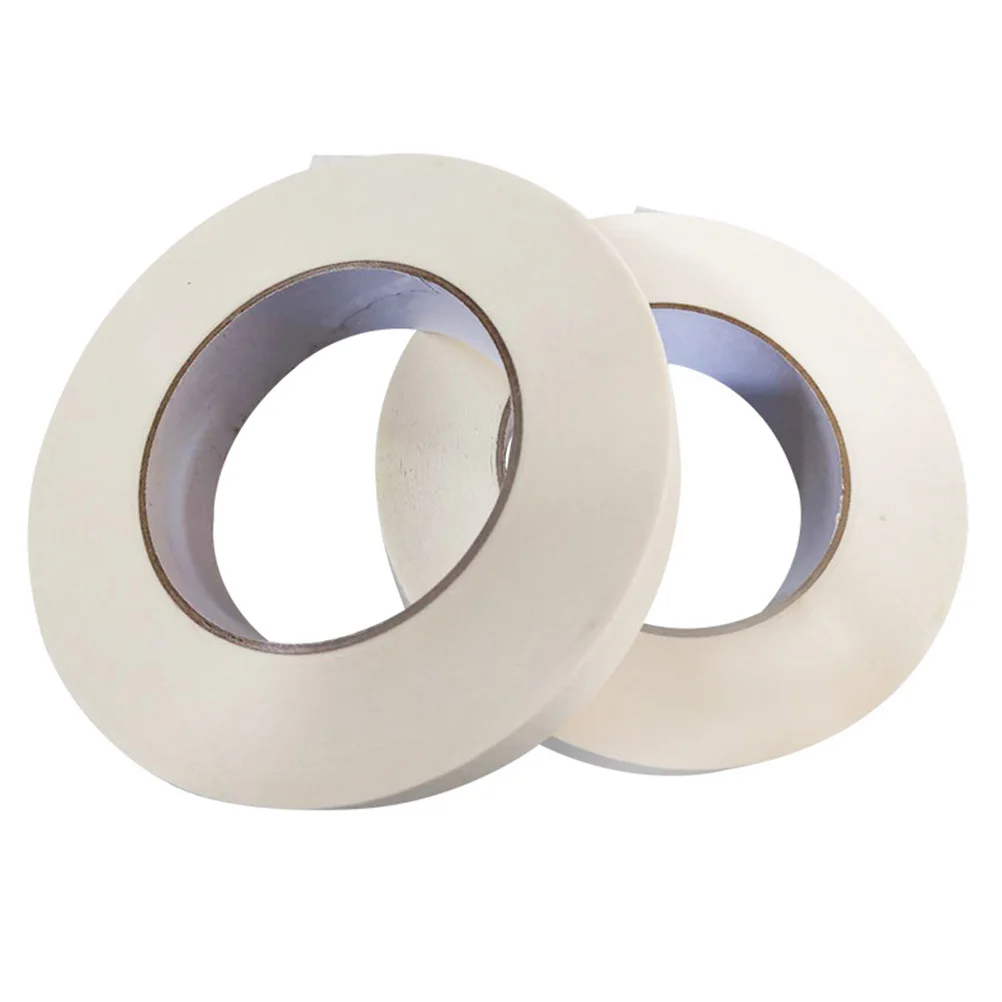 6 rolos de fita de papel texturizada branca para decoração de janela de piso de parede mascaramento adesivo pintura em spray desempenho de palco clima durável
