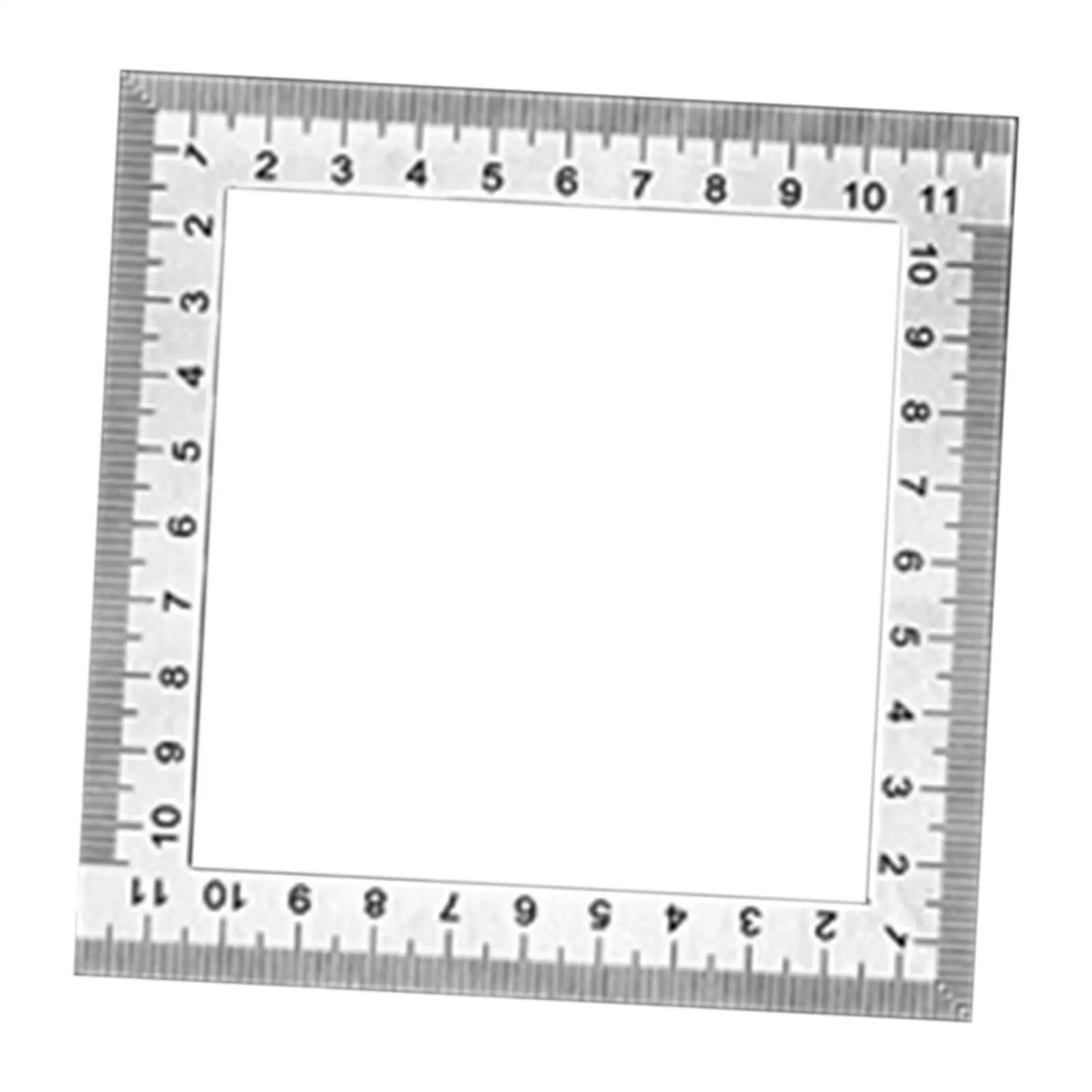 Square Ruler Professional Double-sided Scale Router Fence Square Framing 120mm Grid Drawing Divider Woodworking Measuring Tool