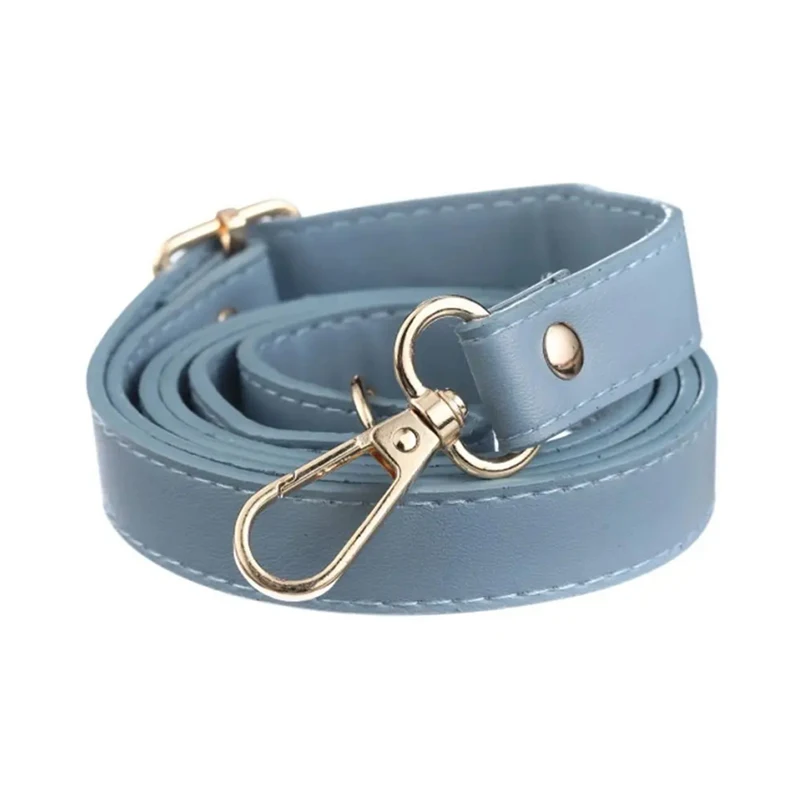 1PC 130cm Leather Shoulder Strap Buckle Bag Accessories Crossbody Bag Strap Handbag Handle Replacement Bag Belt image 5