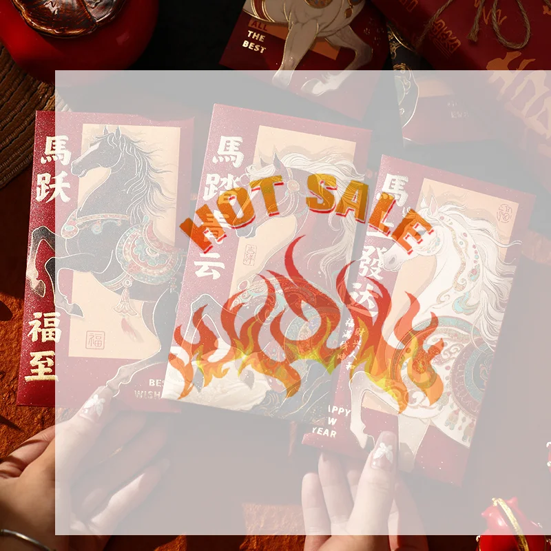 

Horse Year 2026 Red Envelopes Chinese New Year Red Envelopes Spring Festival Party Favors Lunar Year Of The Horse Red Pockets