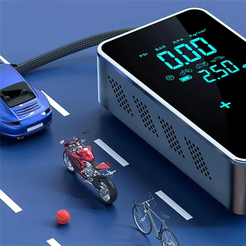

AR-Wireless Air Pump Tire Inflator Forcar Bicycle Motorcycle Air Compressor Injector