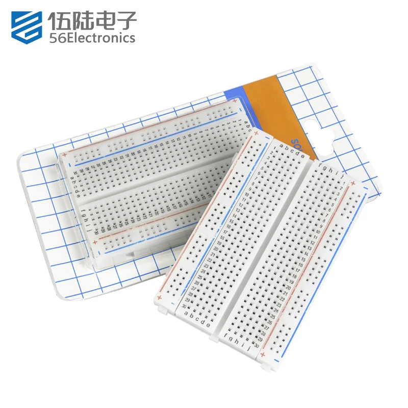 400 Holes Mini Bread Board Spliceable Breadboard Experimental Board Electronic Components