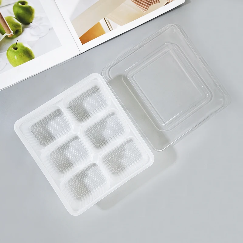 

Disposable Dumpling Box Handmade Sted Buns Microwave Commercial Food ade Long Rectangle Plastic Home Use Box