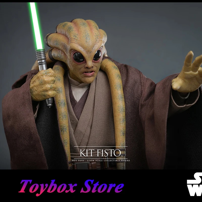 

HotToys HT MMS751 1/6 Collectible KIT FISTO Cloth Figure Star Wars Revenge of the Sith Movie Role Simulation 12" Male Soldier