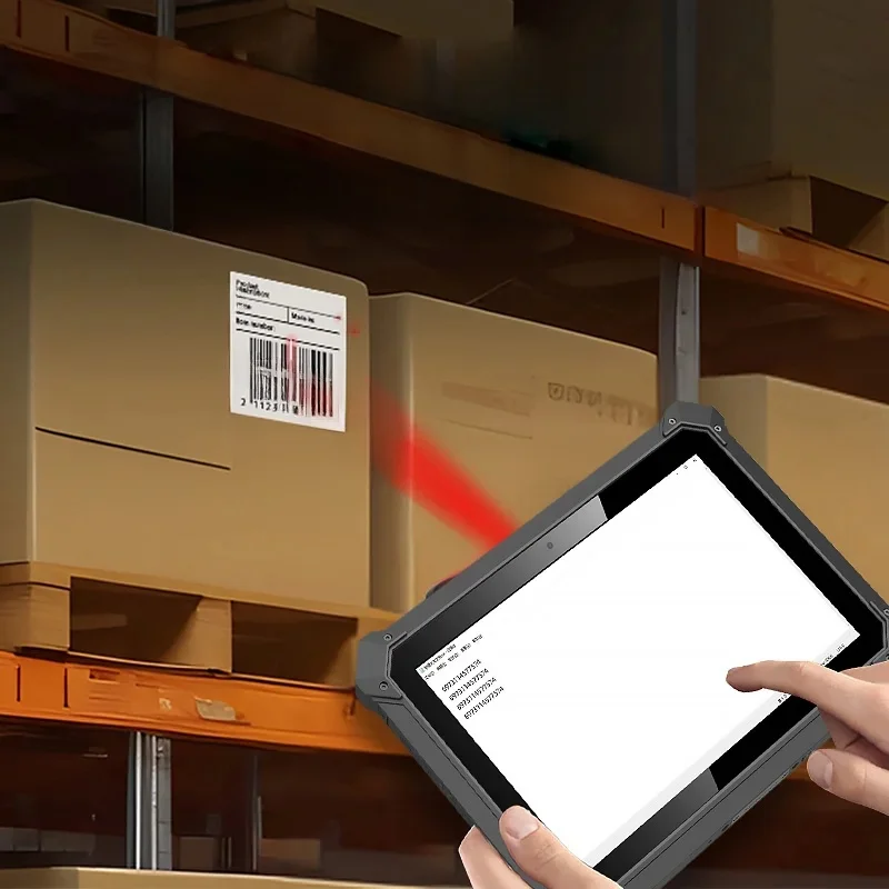 تابلت Windows 11 متين 16 + 512 جيجابايت ذاكرة أكبر واي فاي اختياري 2D الماسح الضوئي بصمة UHF Rfid اللوحي الصناعي