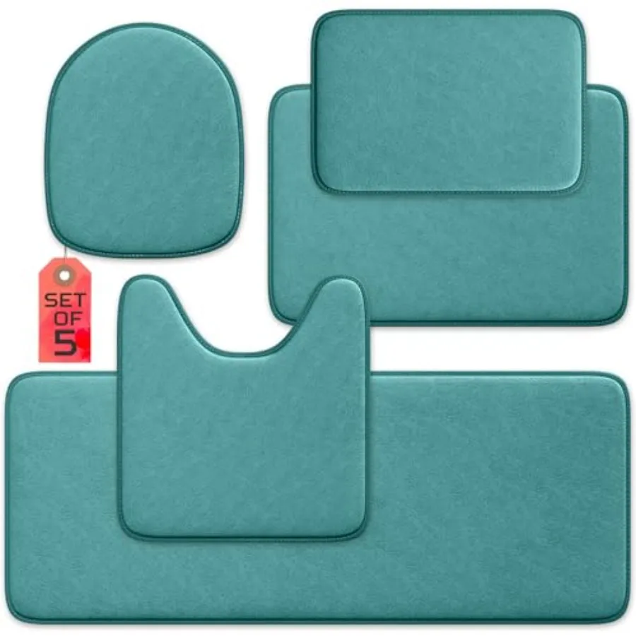 

Bathroom Rug - Memory Foam Bath Mats, Non-Slip, Ultra-Soft, Water Absorbent, Machine Washable Bathroom Rugs