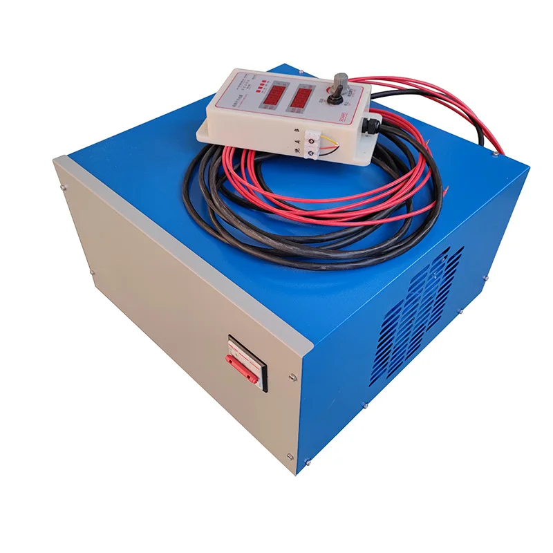 Macchina per placcatura placcata in rame con alimentatore per ossidazione cromata da 12 V 500 A