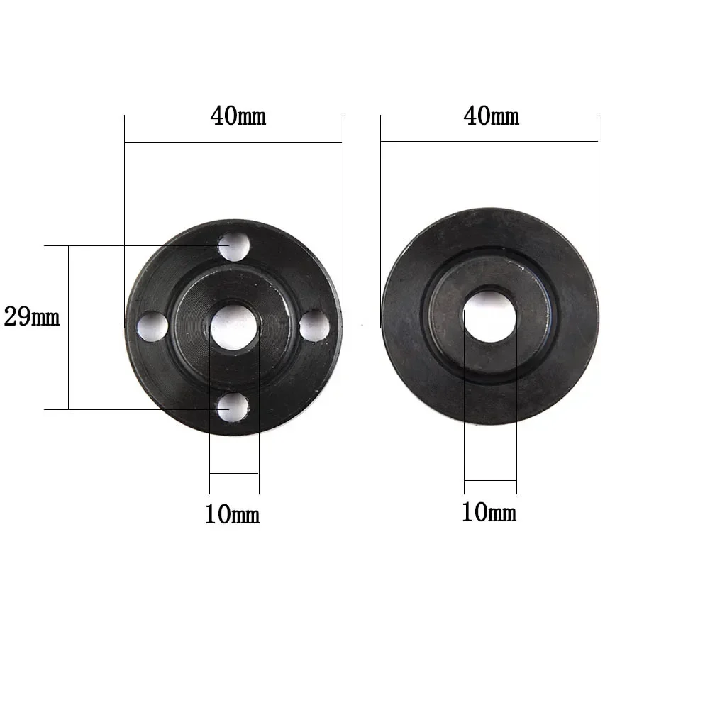 2 SZTUK Szlifierka kątowa Wewnętrzna zewnętrzna nakrętka kołnierzowa Narzędzia zamienne do tarcz tnących z otworem wewnętrznym 20 mm 22 mm Nakrętka kołnierzowa
