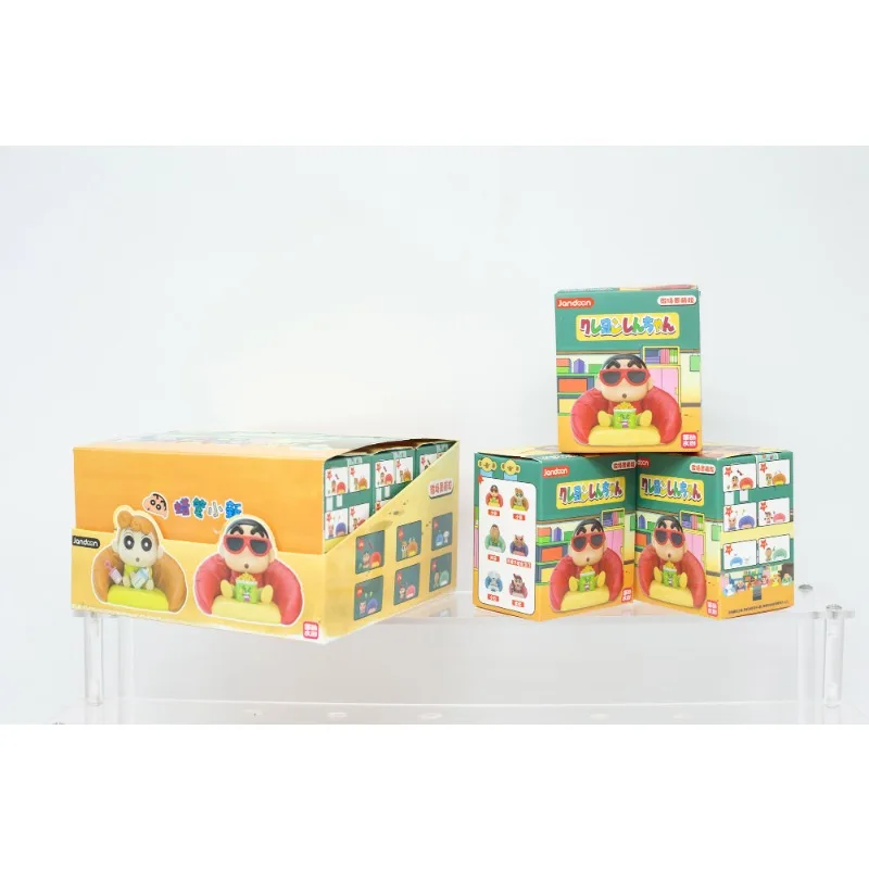 Crayon Shinchan กล่องตาบอดของเล่น Micro Sofa Series Boochan Sakurada Nene อะนิเมะรูปตุ๊กตาของขวัญของเล่นรวบรวมเครื่องประดับ