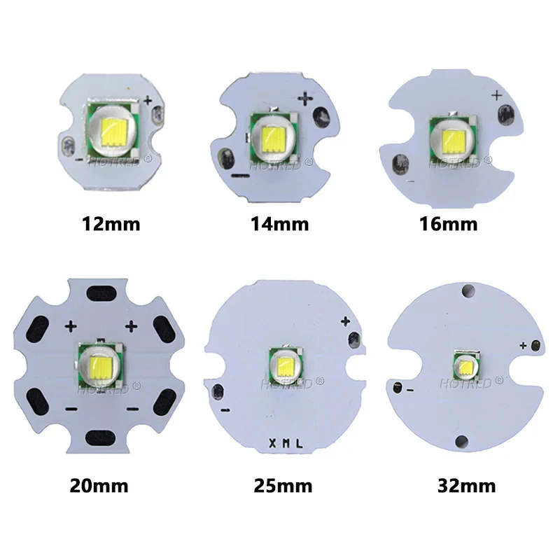 10 stks LED 10 W 5050-L2 Ti6 XLM High Power Keramische Diode 3-3.7 V 5*5mm Chip Diodes Zaklampen Onderdelen DIY Voor Fiets Auto Accessoire