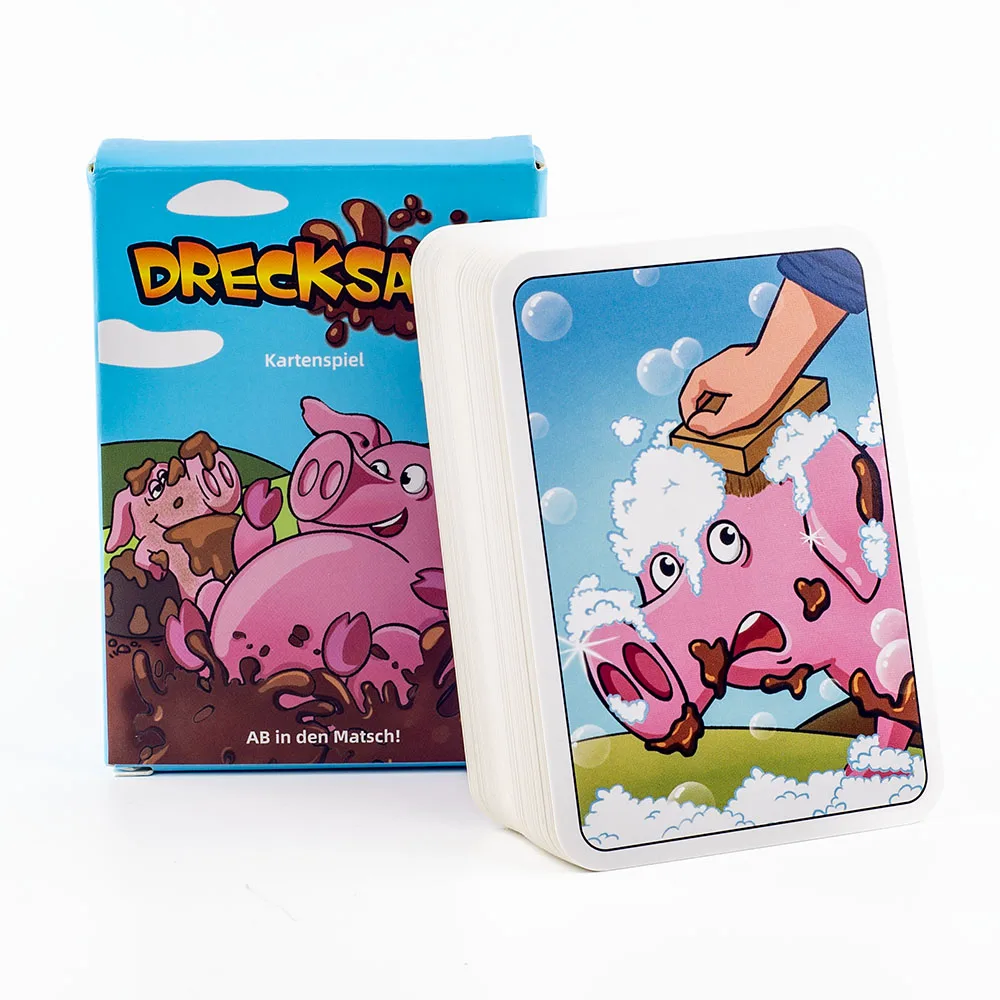 Bestseller 1 Set Heißes Drecksau Partyspiel Kartenspiel Brettspiel Intellektuelles Spielzeug Geschenke 10,7*7,6cm – Detail 5