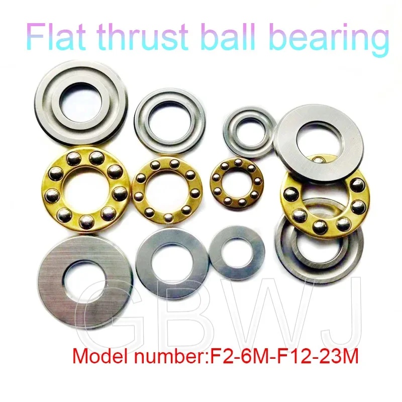 1Pcs Mini Thrust Ball Bearing 3d Printer F2 6m F5-10m F6 12m F8-22m F8-14m F8 16m F10-17m F12-23m Miniature Axial Ball Bearings