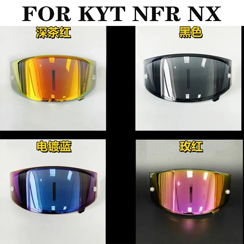 Helmet Accessories Lens Motorcycle Full Face Helmet Lens Motorcycle Gear Lens FOR KYT NFR NX Anti-scratch Wind Shield