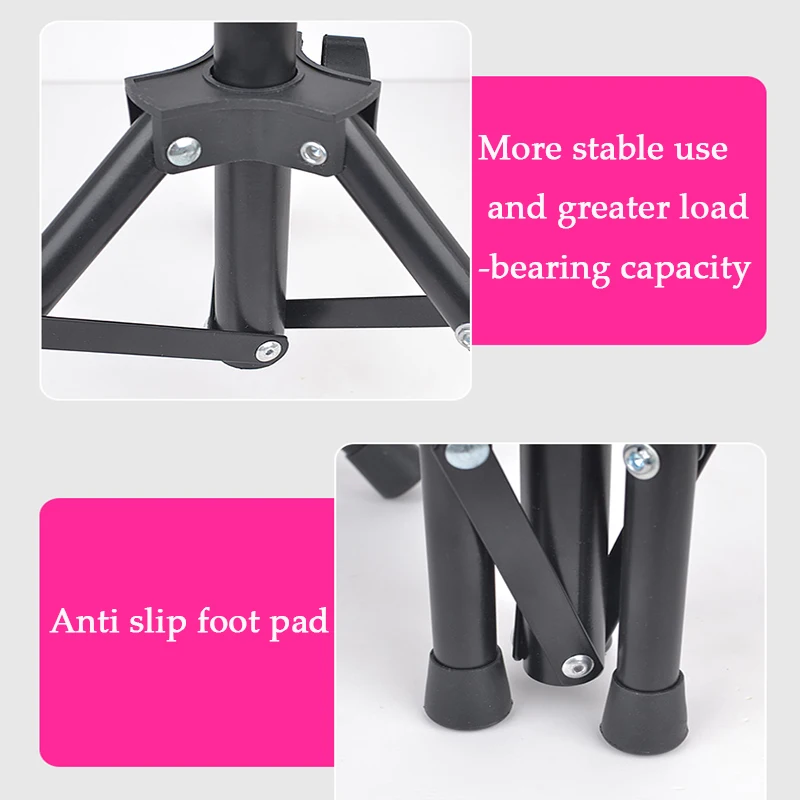 Pruikstandaard statief, 22 inch verstelbare mannequin hoofdstandaard, pruik hoofdstandaard voor trainingshoofden en canvas blokhoofd';\[p[