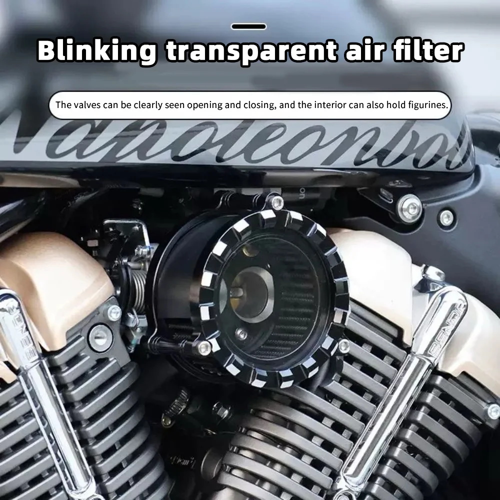 For BENDA Napoleon bob 250 transparent air filter decorative cover, air filter element, air filter waterproof.