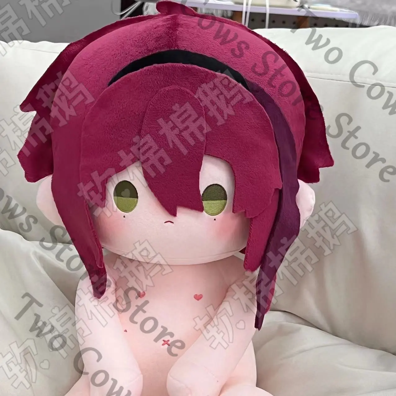 

Shikanoin Heizou cute attribute 40cm Naked Cotton Doll —Game Genshin Impact colleagues ambitus doll figure Birthday gift