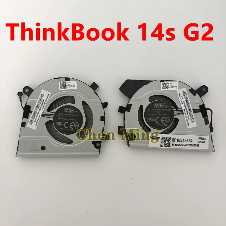 

NEW Laptop CPU GPU Cooling Fan for Lenovo ThinkBook 14s G2 ITL ARE 5F10S13934 20VA 82E4