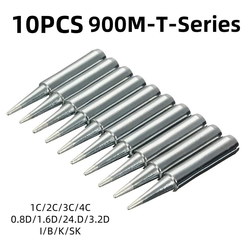 

10 шт. 900M-T-B паяльная станция, инструмент, острая паяльная головка, набор внутренних горячих электрических паяльных жал