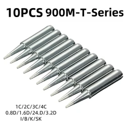 10PCS 900M-T-B strumento per stazione di saldatura per saldatore Set di teste per saldatore affilate all'interno della punta del saldatore elettrico nudo caldo