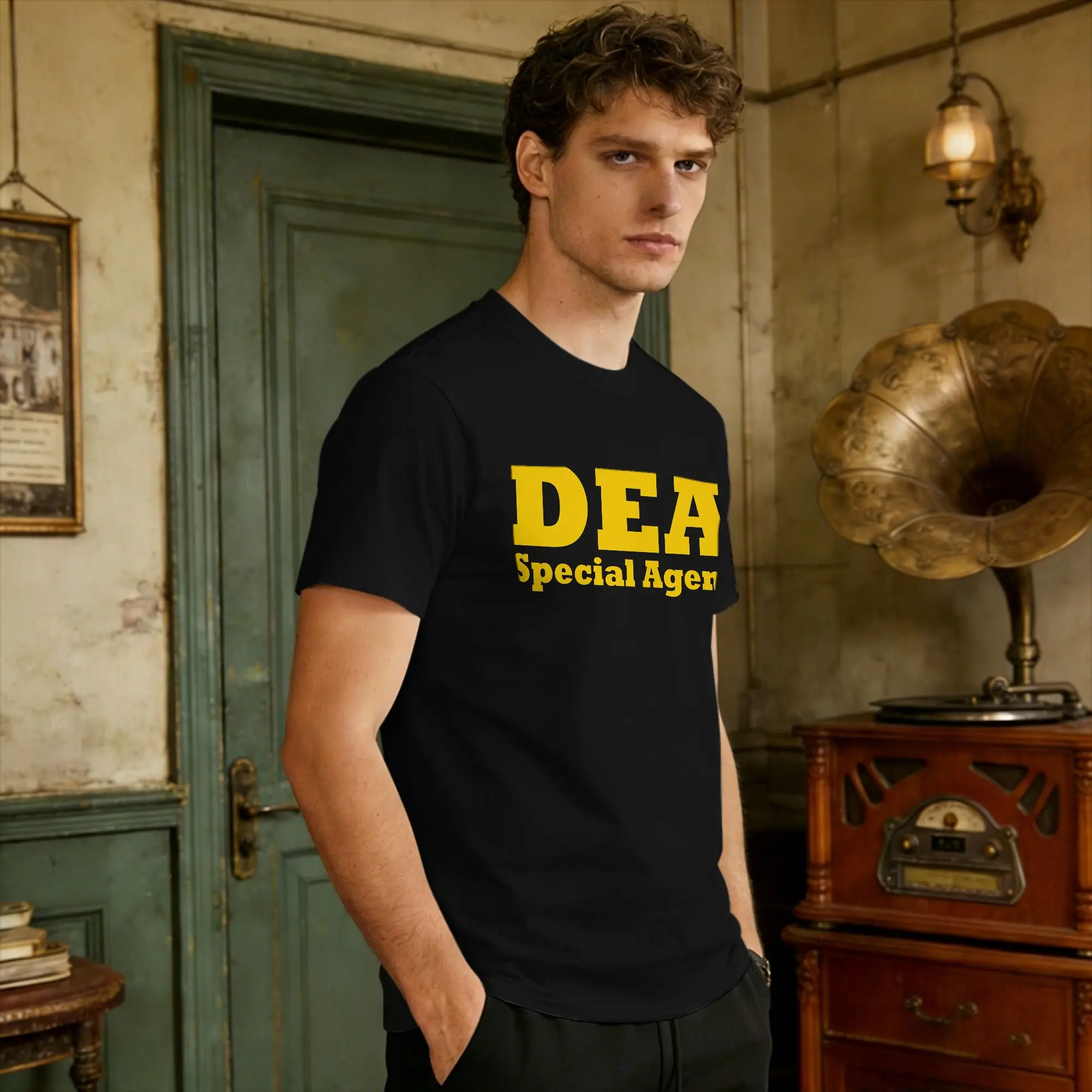 DEA Special Agent Drug Enforcement Administration T Shirt Summer  Y2K Fun T-Shirts Cotton Popular Tshirt For Couple Clothing