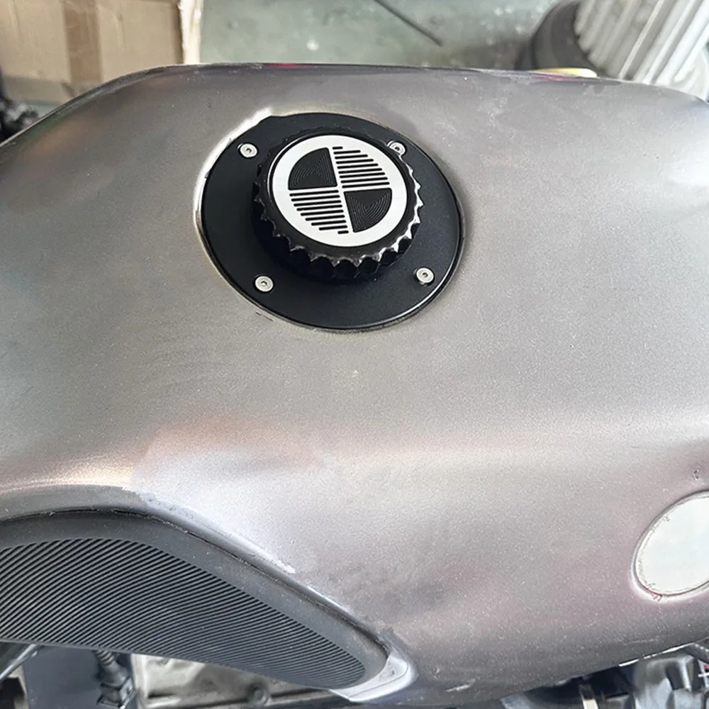 

Motorcycle Fuel Tank Cap CNC Oil Fuel Petrol Gas Tank Cover Aluminum for BMW K100 K100RT K1100RS K75 Cafe Racer Accessories