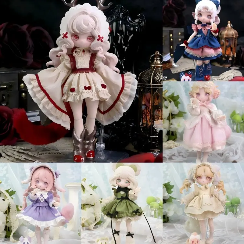 

Lululin The Luluelf Story Series Blind Box 1/12 BJD Doll Cute Lululin Mystery Box Surprise Bag Action Figure Collection Toy Gift