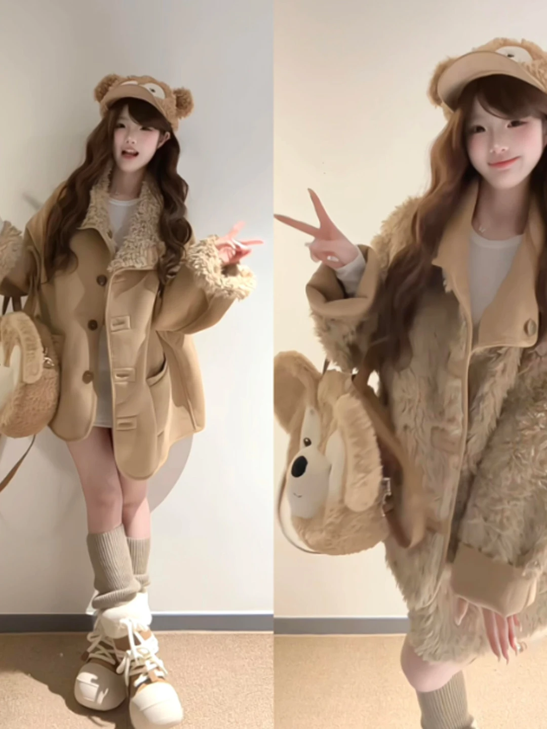 

Короткая куртка из овчины, двусторонняя, из кожи и меха, модная весенняя модель для невысоких.