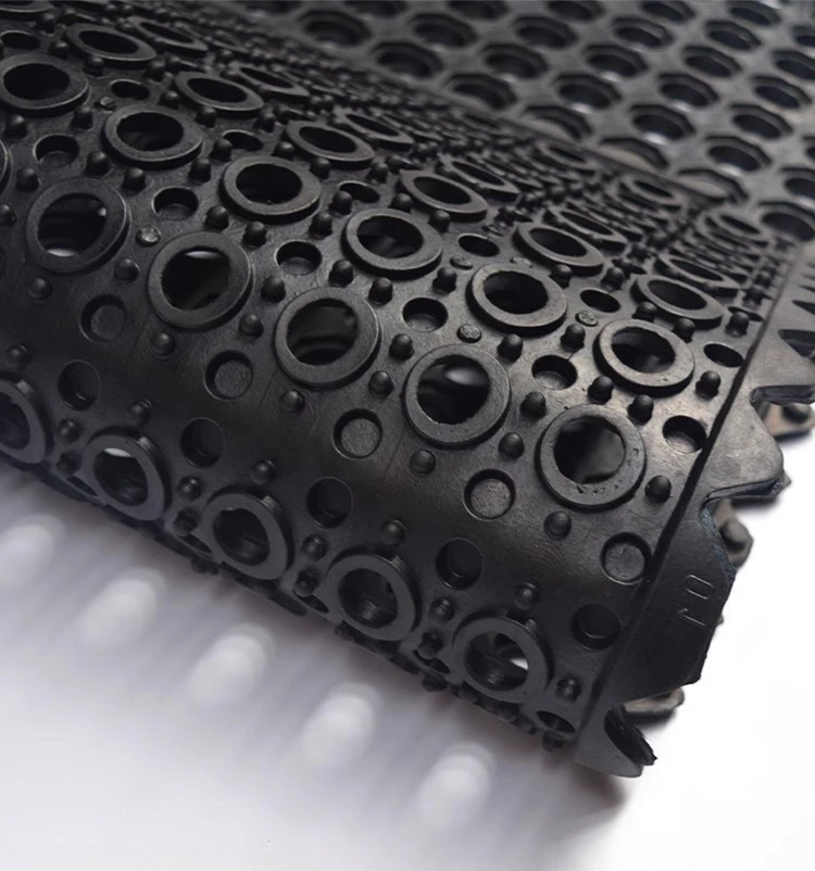 Verdickte rutschfeste Küchenmatte – ölbeständige und rutschfeste Gummi-Bodenmatte – Puzzle-Bodenunterlage – Bodenmatte für Hotelfabrik